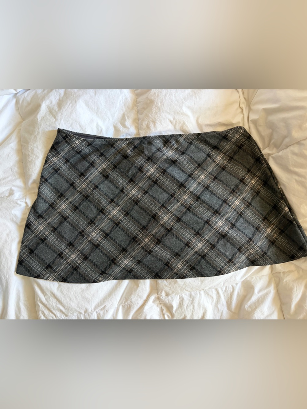 wild fable Gray Plaid/Tweed Skort